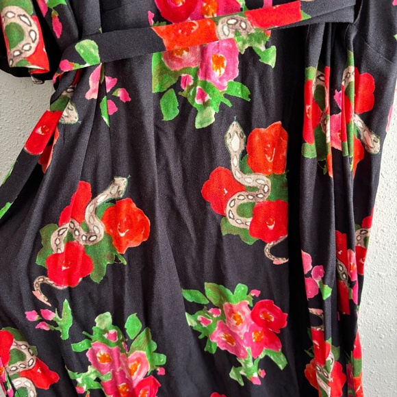 Emerson Fry Floral Maxi Dress - Navy and Red - Picture 6 of 10